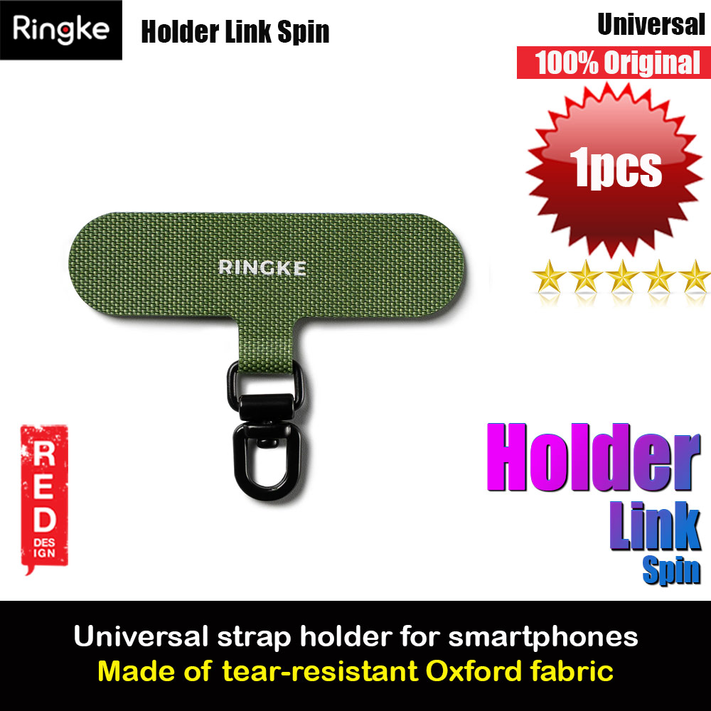 Picture of Ringke Holder Link Spin T Shape for Strap (Olive Green) Red Design- Red Design Cases, Red Design Covers, iPad Cases and a wide selection of Red Design Accessories in Malaysia, Sabah, Sarawak and Singapore 
