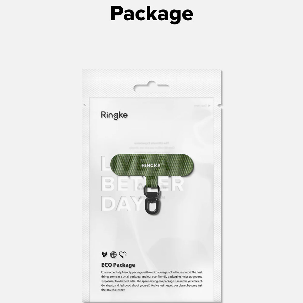 Picture of Ringke Holder Link Spin T Shape for Strap (Olive Green)