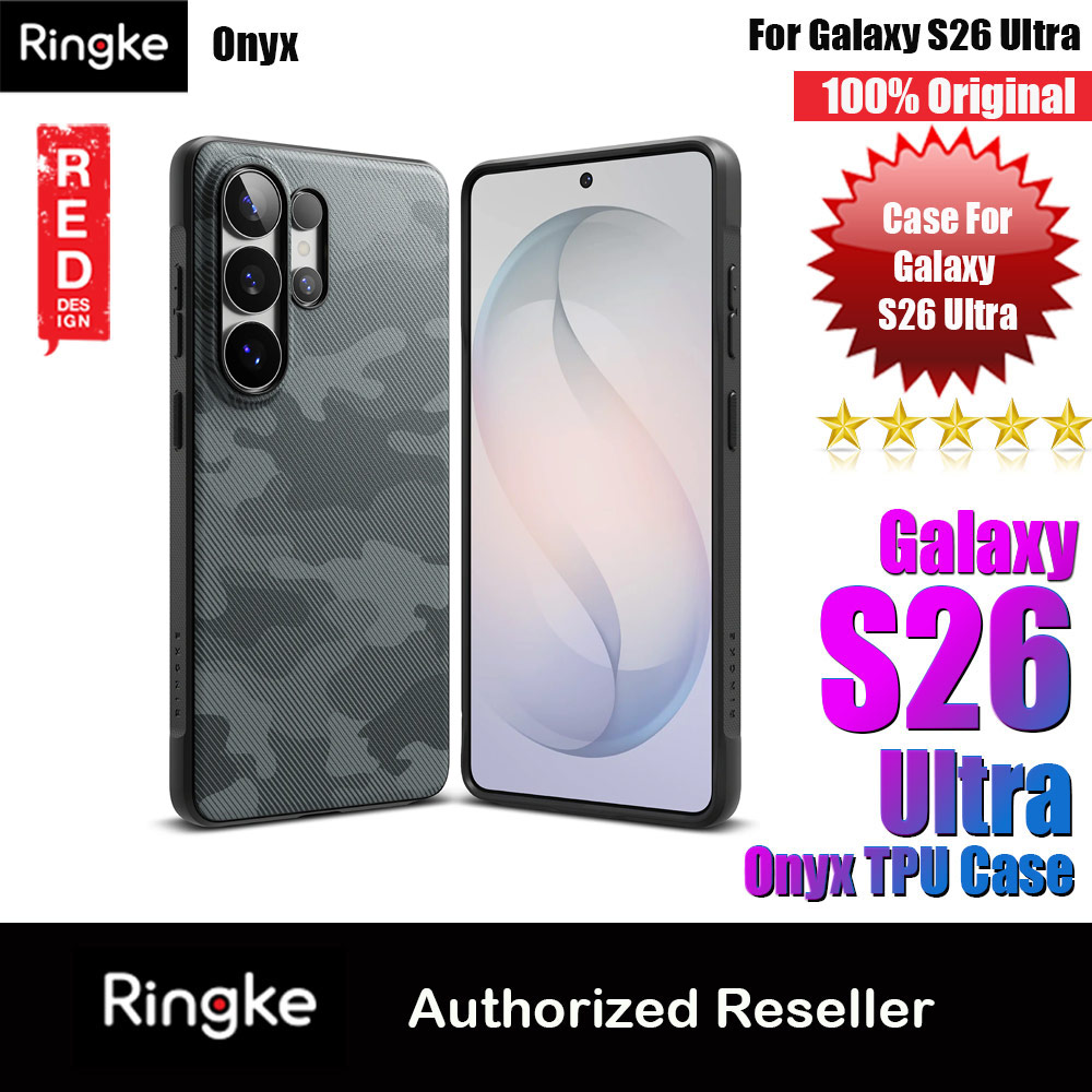Picture of Ringke Onyx Slim TPU Protection Case for Samsung Galaxy S26 Ultra (Camo Black) Samsung Galaxy S26 Ultra- Samsung Galaxy S26 Ultra Cases, Samsung Galaxy S26 Ultra Covers, iPad Cases and a wide selection of Samsung Galaxy S26 Ultra Accessories in Malaysia, Sabah, Sarawak and Singapore 