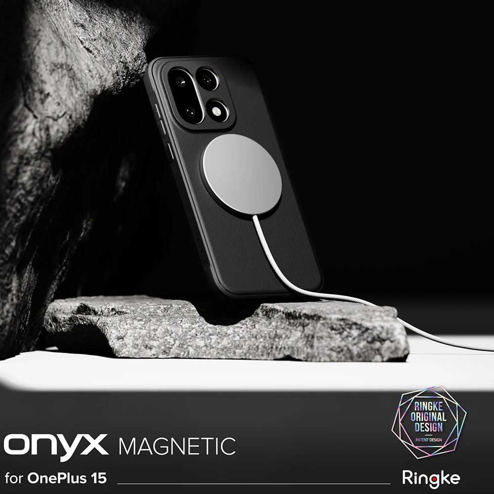Picture of OnePlus 15 Case | Ringke Onyx Magnetic Drop Protection Case for OnePlus 15 (Black)