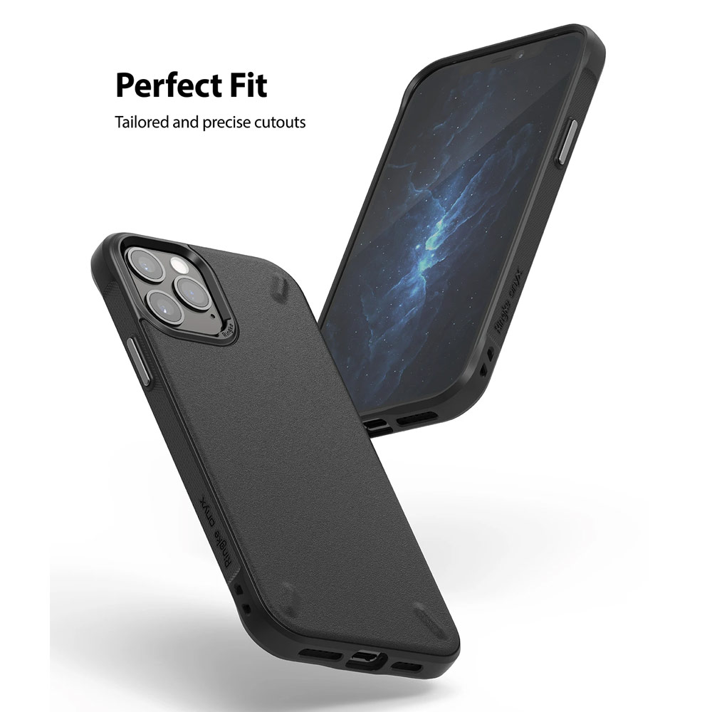 Picture of Apple iPhone 12 6.1 Case | Ringke Onyx Soft TPU Protection Case for iPhone 12 iPhone 12 Pro 6.1 (Navy Blue)