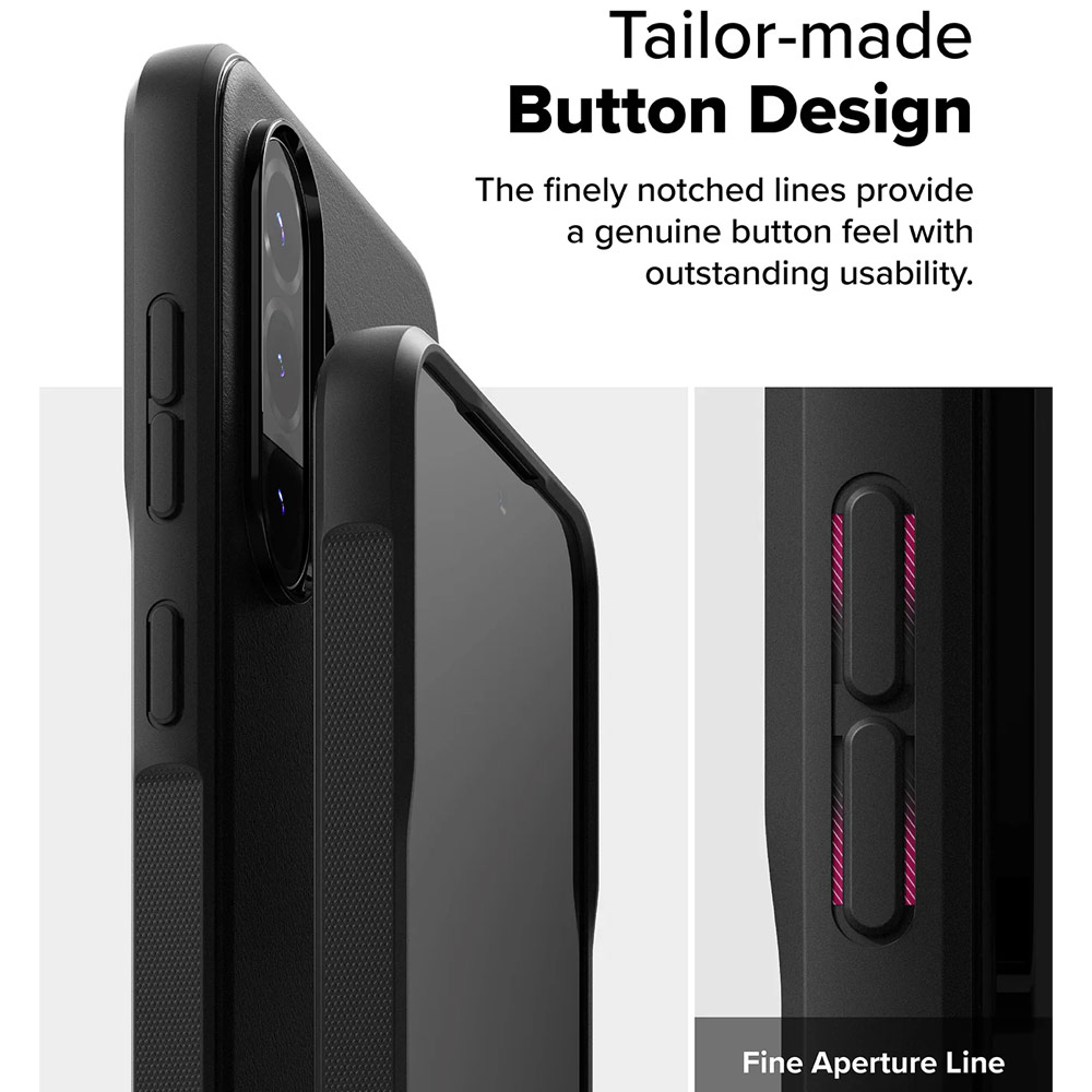 Picture of Samsung Galaxy A36 Case | Ringke Onyx Heavy Duty TPU Drop Protection Case for Samsung Galaxy A36 A56 (Camo Black)