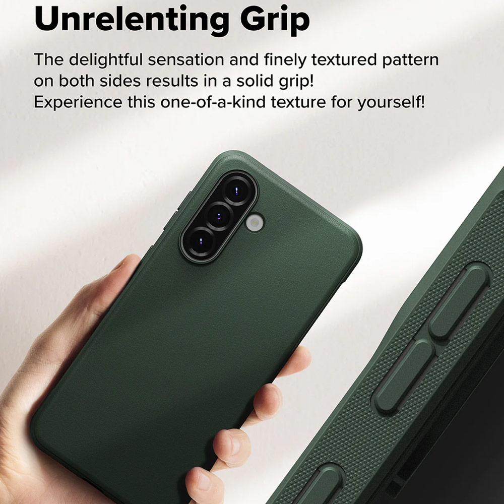 Picture of Samsung Galaxy A36 Case | Ringke Onyx Heavy Duty TPU Drop Protection Case for Samsung Galaxy A36 A56 (Dark Green)
