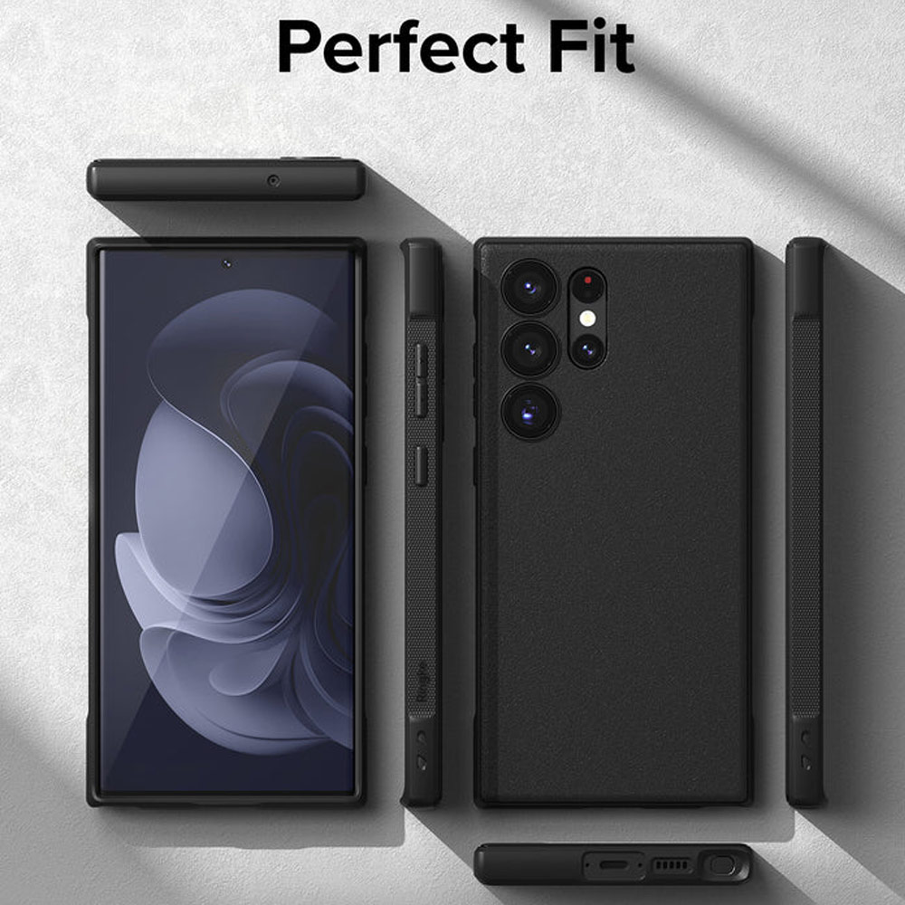 Picture of Samsung Galaxy S23 Ultra Case | Ringke Onyx Drop Protection Case for Samsung Galaxy S23 Ultra (Dark Green)