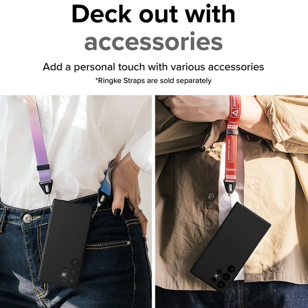 Picture of Samsung Galaxy S23 Ultra Case | Ringke Onyx Drop Protection Case for Samsung Galaxy S23 Ultra (Dark Green)