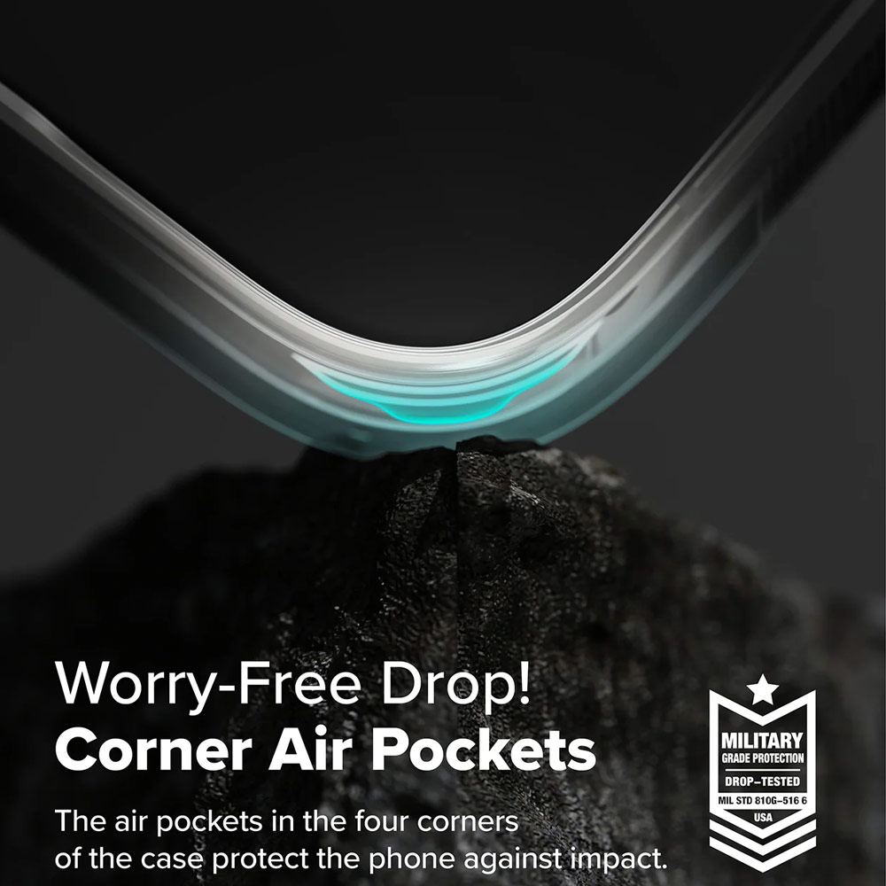 Picture of Apple iPhone 16 Pro Max 6.9 Case | Ringke Onyx Tough Heavy Duty Slim Light Drop Protection Case for Apple iPhone 16 Pro Max 6.9 (Black)