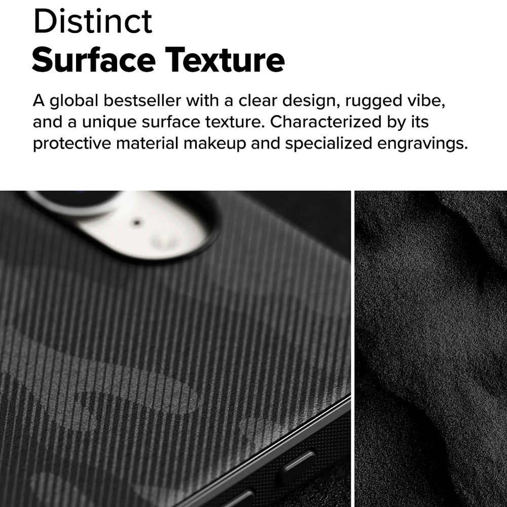 Picture of Apple iPhone 16e Case | Ringke Onyx Heavy Duty TPU Drop Protection Case for iPhone 16e (Camo Black)