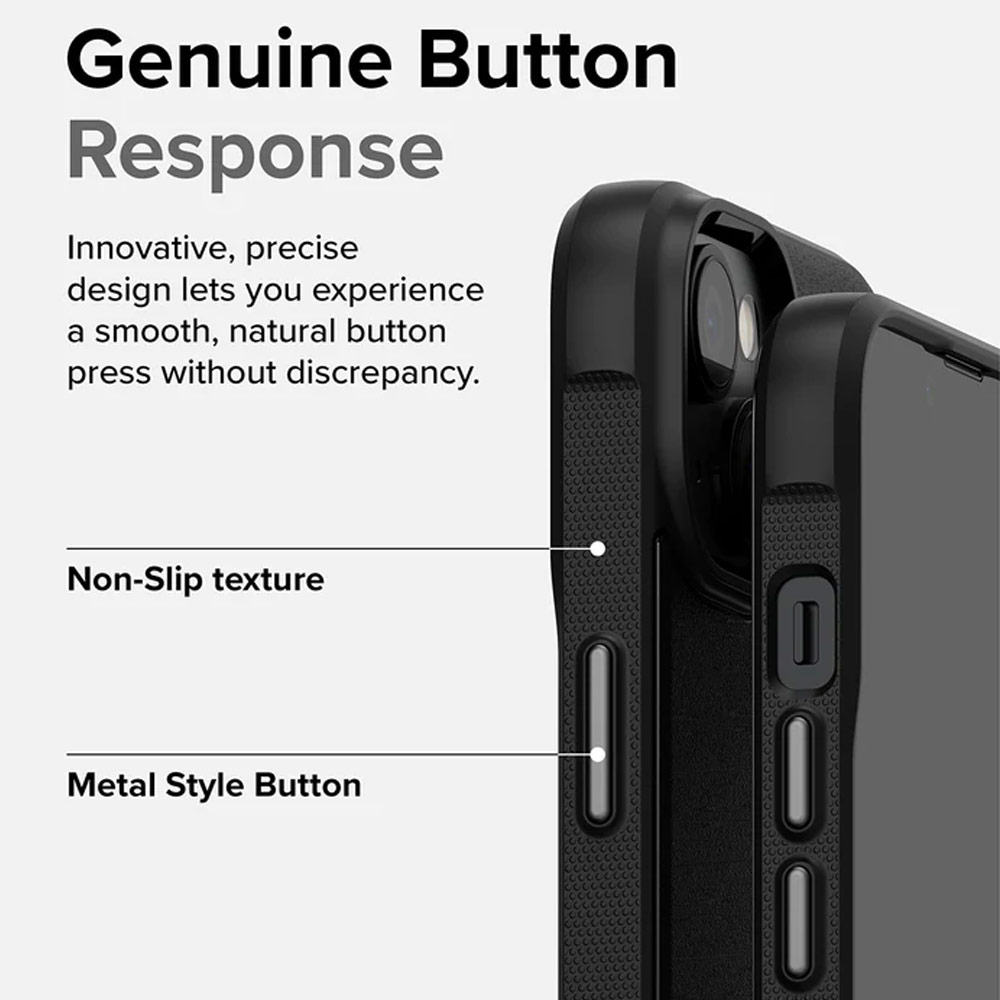 Picture of Apple iPhone 14 6.1 Case | Ringke Onyx Tough Heavy Duty Protection Case for Apple iPhone 14 6.1 (Dark Gray)