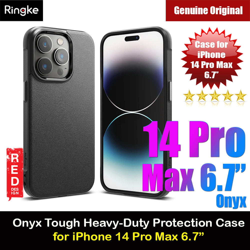 Picture of Ringke Onyx Tough Heavy Duty Protection Case for Apple iPhone 14 Pro Max 6.7 (Black) Apple iPhone 14 Pro Max 6.7- Apple iPhone 14 Pro Max 6.7 Cases, Apple iPhone 14 Pro Max 6.7 Covers, iPad Cases and a wide selection of Apple iPhone 14 Pro Max 6.7 Accessories in Malaysia, Sabah, Sarawak and Singapore 