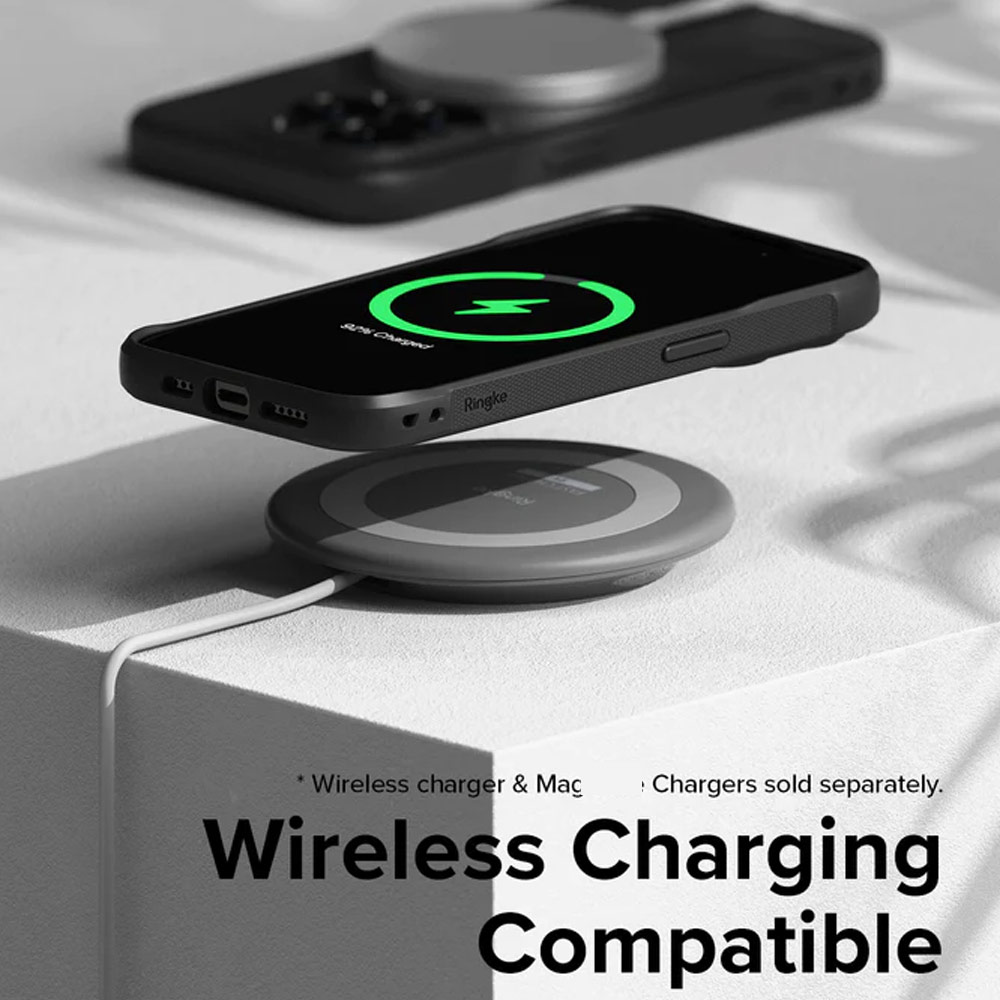 Picture of Apple iPhone 15 Pro Max 6.7 Case | Ringke Onyx Tough Heavy Duty Slim Light Drop Protection Case for Apple iPhone 15 Pro Max 6.7 (Dark Green)