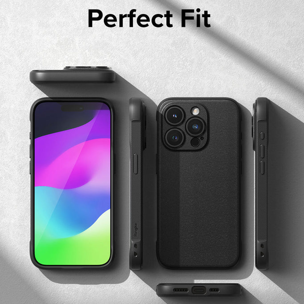 Picture of Apple iPhone 15 Pro Max 6.7 Case | Ringke Onyx Tough Heavy Duty Slim Light Drop Protection Case for Apple iPhone 15 Pro Max 6.7 (Dark Green)