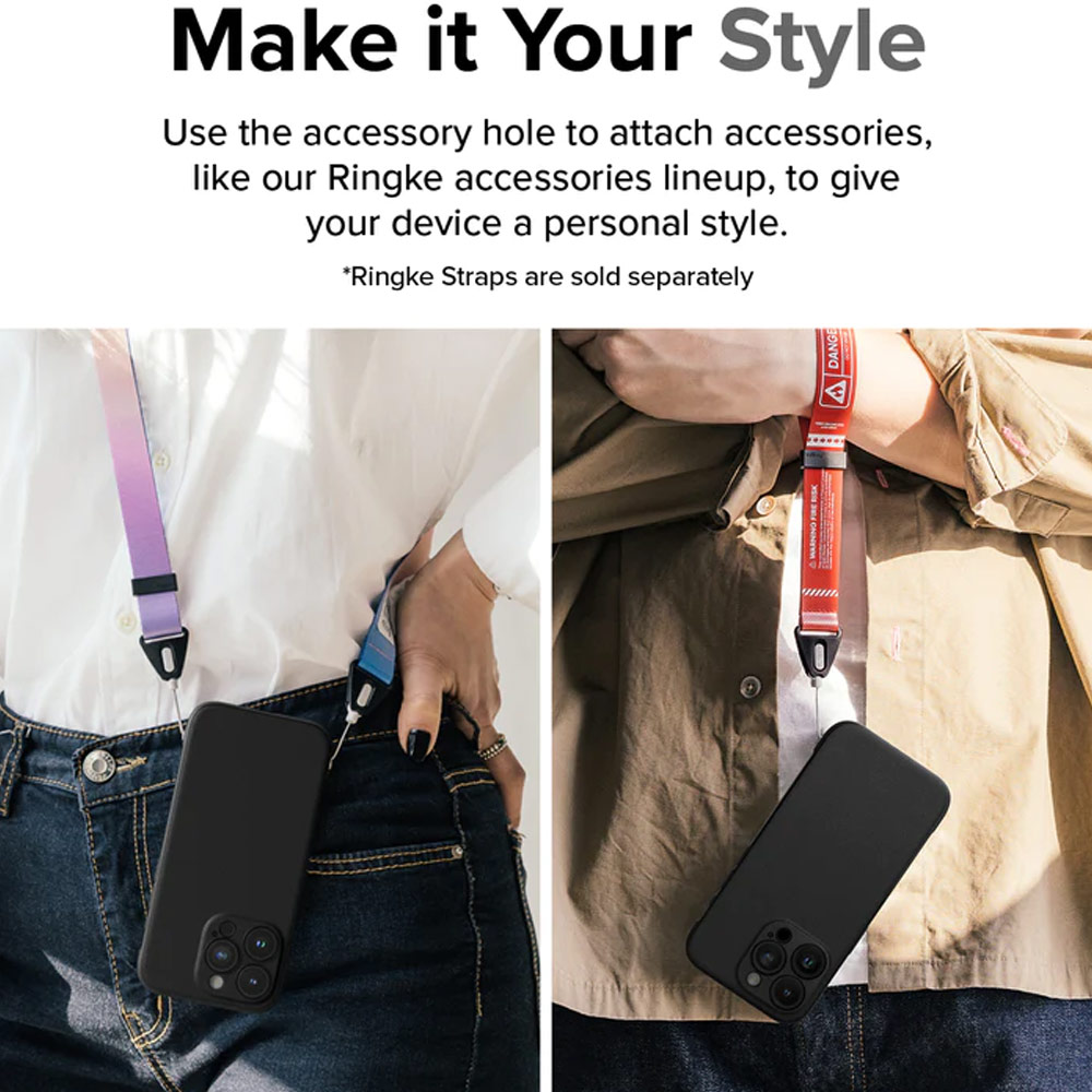 Picture of Apple iPhone 15 Pro Max 6.7 Case | Ringke Onyx Tough Heavy Duty Slim Light Drop Protection Case for Apple iPhone 15 Pro Max 6.7 (Dark Green)