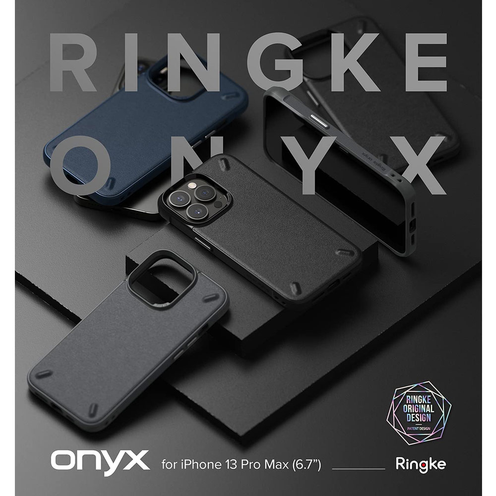 Picture of Apple iPhone 13 Pro Max 6.7 Case | Ringke Onyx Protection Case for Apple iPhone 13 Pro Max 6.7 (Navy)