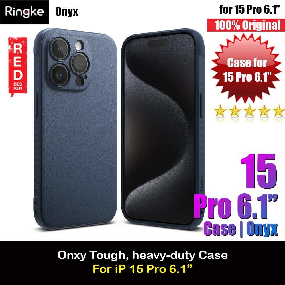 Picture of Ringke Onyx Tough Heavy Duty Slim Light Drop Protection Case for Apple iPhone 15 Pro 6.1 (Navy) Apple iPhone 15 Pro 6.1- Apple iPhone 15 Pro 6.1 Cases, Apple iPhone 15 Pro 6.1 Covers, iPad Cases and a wide selection of Apple iPhone 15 Pro 6.1 Accessories in Malaysia, Sabah, Sarawak and Singapore 