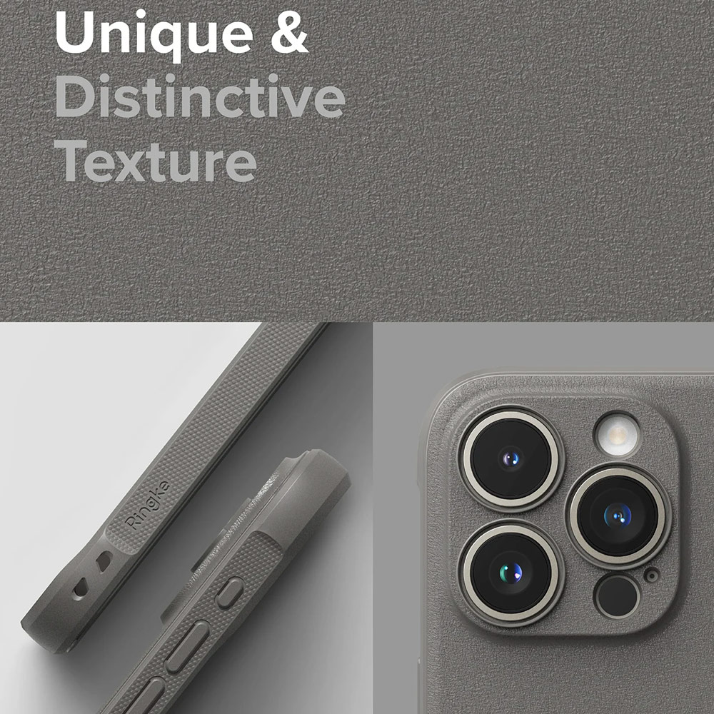 Picture of Apple iPhone 15 Pro Max 6.7 Case | Ringke Onyx Tough Heavy Duty Slim Light Drop Protection Case for Apple iPhone 15 Pro Max 6.7 (Gray)