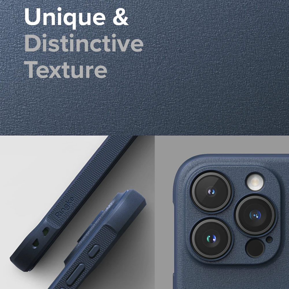 Picture of Apple iPhone 15 Pro 6.1 Case | Ringke Onyx Tough Heavy Duty Slim Light Drop Protection Case for Apple iPhone 15 Pro 6.1 (Navy)