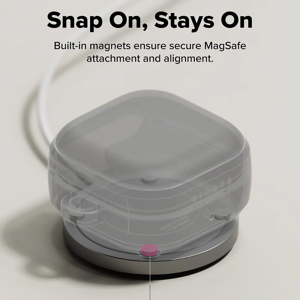 Picture of Samsung Galaxy Buds 4 Pro | 4 Case | Ringke Onyx Magnetic Rugged Impact Resistant Case for Samsung Galaxy Buds 4 Pro | 4 (Constant Coral)