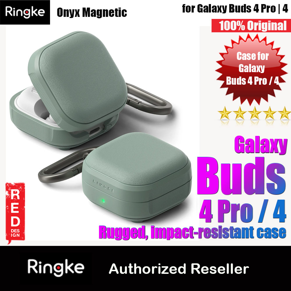Picture of Ringke Onyx Magnetic Rugged Impact Resistant Case for Samsung Galaxy Buds 4 Pro | 4 (Sage Green) Samsung Galaxy Buds 4 Pro | 4- Samsung Galaxy Buds 4 Pro | 4 Cases, Samsung Galaxy Buds 4 Pro | 4 Covers, iPad Cases and a wide selection of Samsung Galaxy Buds 4 Pro | 4 Accessories in Malaysia, Sabah, Sarawak and Singapore 