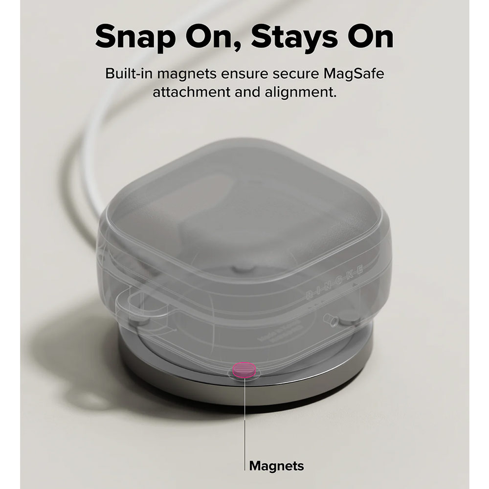 Picture of Samsung Galaxy Buds 4 Pro | 4 Case | Ringke Onyx Magnetic Rugged Impact Resistant Case for Samsung Galaxy Buds 4 Pro | 4 (Sage Green)