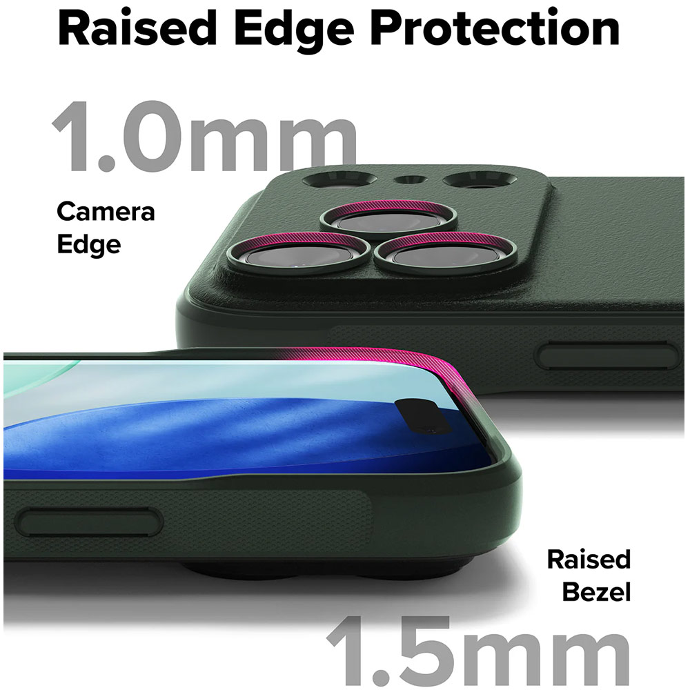 Picture of Apple iPhone 17 Pro 6.3 Case | Ringke Onyx TPU Anti Finger Print Anti Slip Drop Protection Case for iPhone 17 Pro 6.3 (Dark Green)