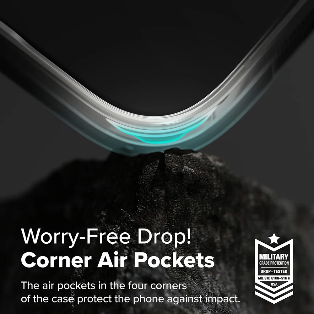 Picture of Google Pixel 9a Case | Ringke Onyx Slim Heavy Duty Drop Protection Case for Google Pixel 9a (Black)