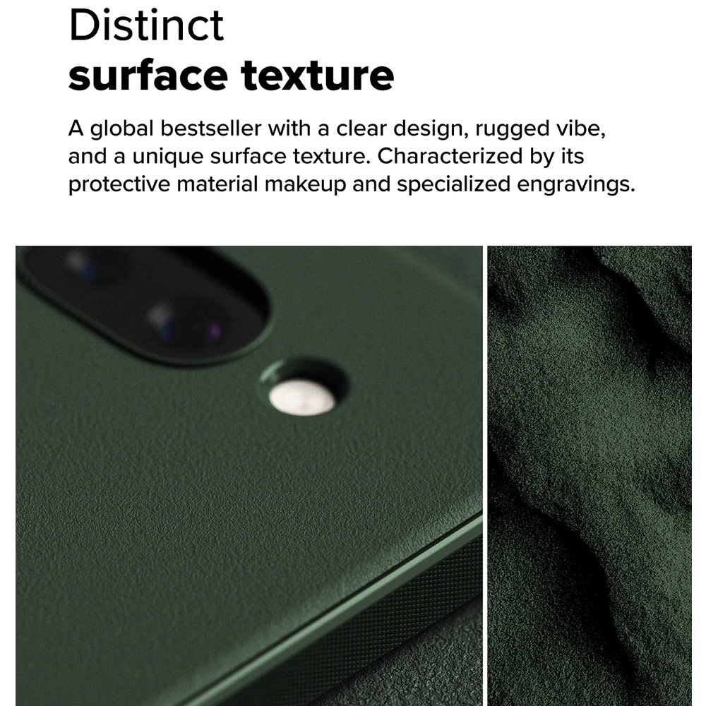 Picture of Google Pixel 9a Case | Ringke Onyx Slim Heavy Duty Drop Protection Case for Google Pixel 9a (Dark Green)