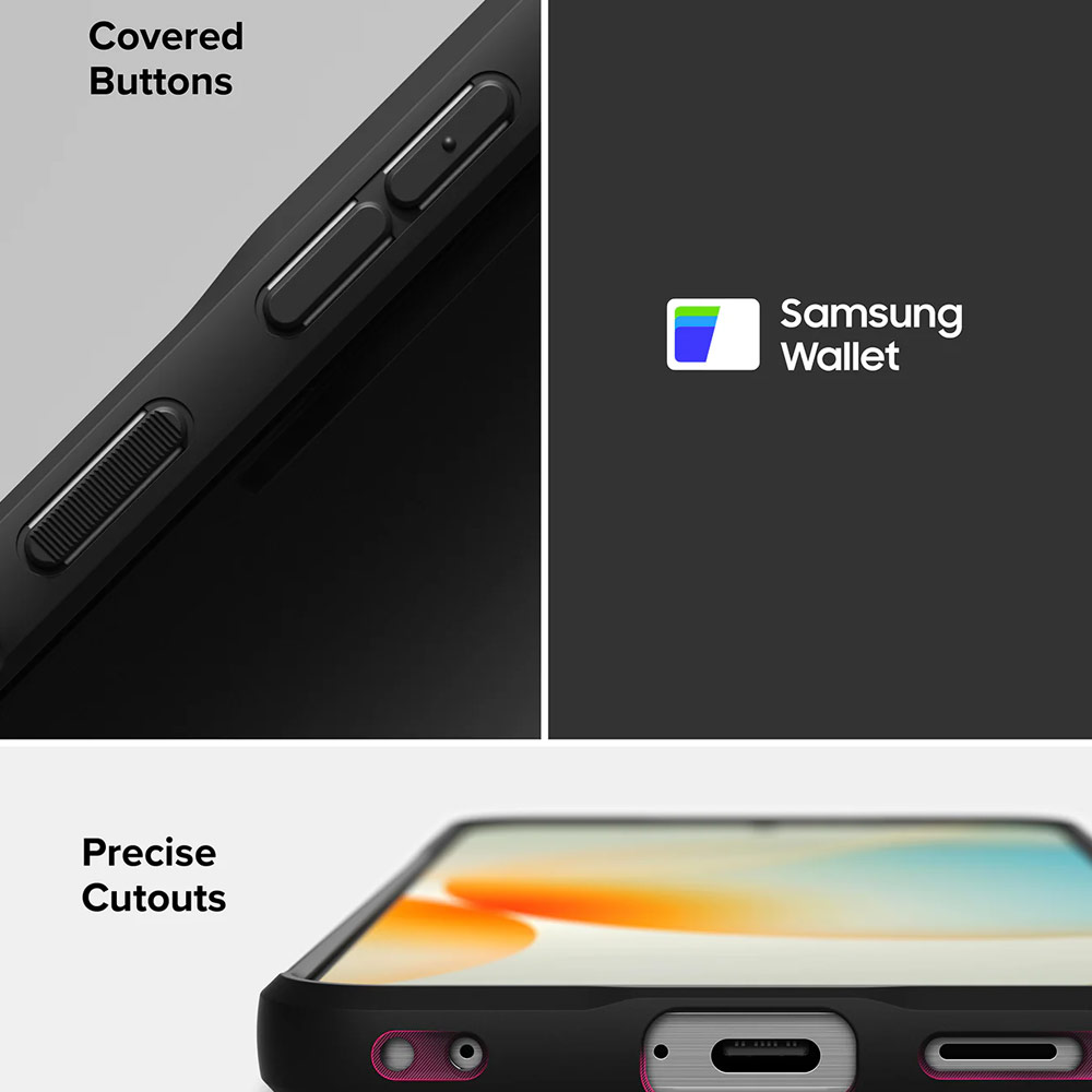 Picture of Samsung Galaxy A57 Case | Ringke Onyx Slim TPU Protection Case for Samsung Galaxy A57 (Black)