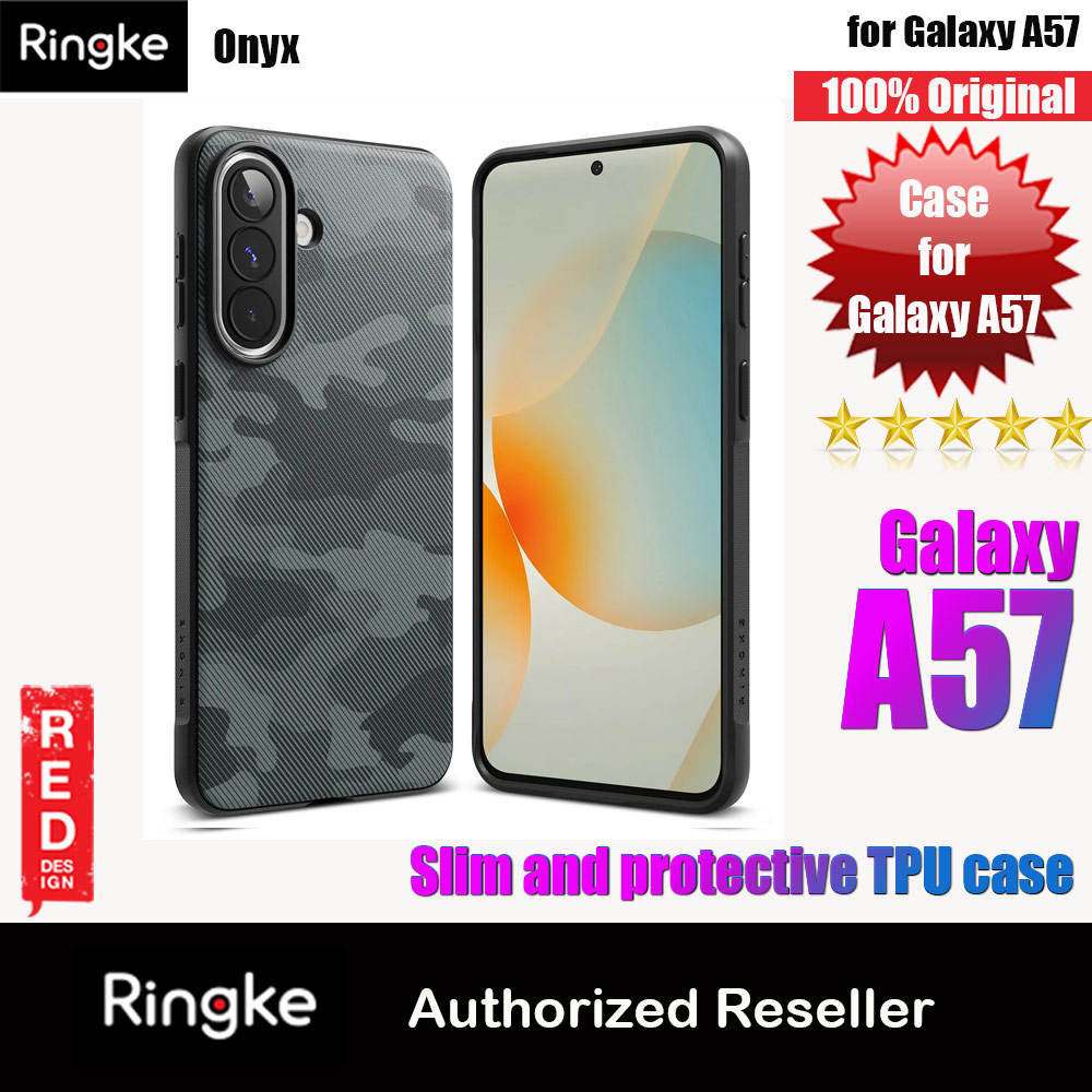 Picture of Ringke Onyx Slim TPU Protection Case for Samsung Galaxy A57 (Camo Black) Samsung Galaxy A57- Samsung Galaxy A57 Cases, Samsung Galaxy A57 Covers, iPad Cases and a wide selection of Samsung Galaxy A57 Accessories in Malaysia, Sabah, Sarawak and Singapore 