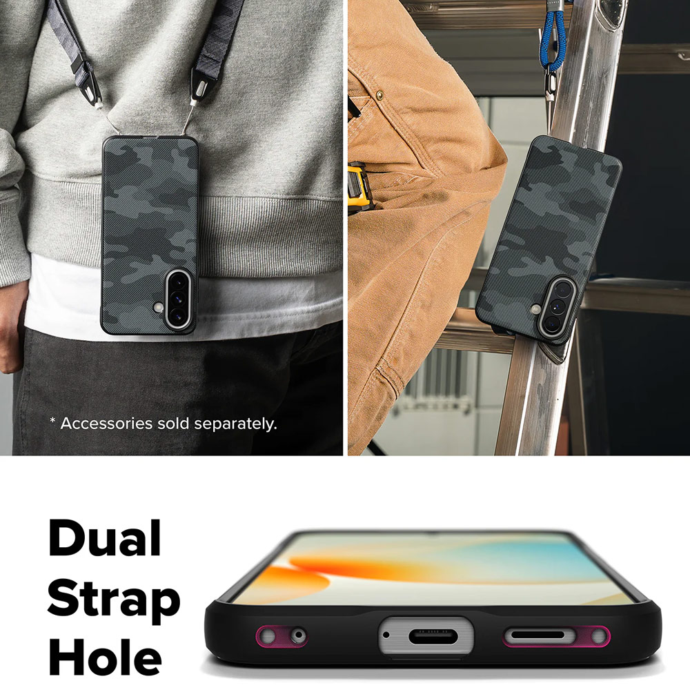 Picture of Samsung Galaxy A57 Case | Ringke Onyx Slim TPU Protection Case for Samsung Galaxy A57 (Camo Black)