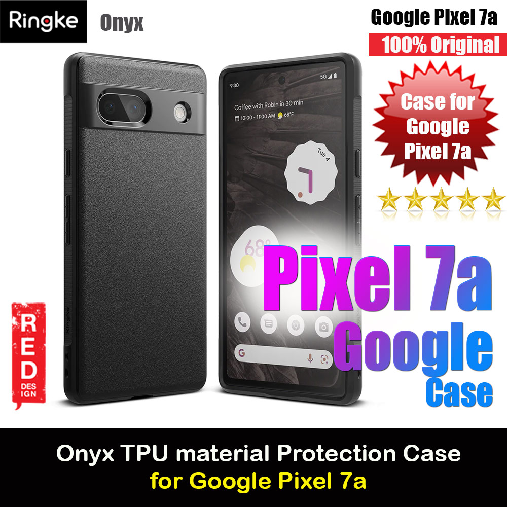 Picture of Ringke Onyx Slim and Lightweight TPU  Drop Protection for Google Pixel 7a (Black) Google Pixel 7a- Google Pixel 7a Cases, Google Pixel 7a Covers, iPad Cases and a wide selection of Google Pixel 7a Accessories in Malaysia, Sabah, Sarawak and Singapore 
