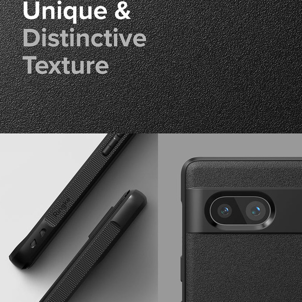 Picture of Google Pixel 7a  | Ringke Onyx Slim and Lightweight TPU  Drop Protection for Google Pixel 7a (Black)