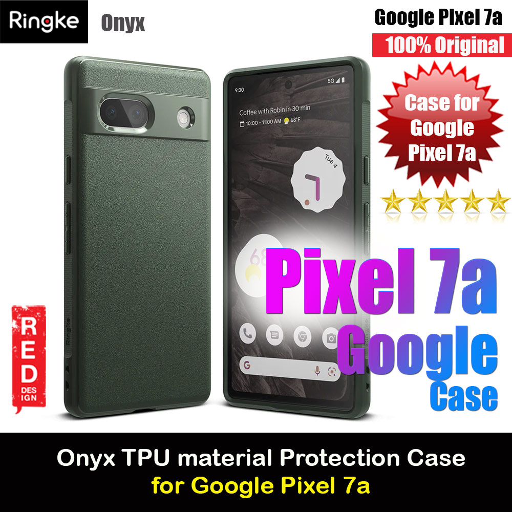 Picture of Ringke Onyx Slim and Lightweight TPU  Drop Protection for Google Pixel 7a (Dark Green) Google Pixel 7a- Google Pixel 7a Cases, Google Pixel 7a Covers, iPad Cases and a wide selection of Google Pixel 7a Accessories in Malaysia, Sabah, Sarawak and Singapore 