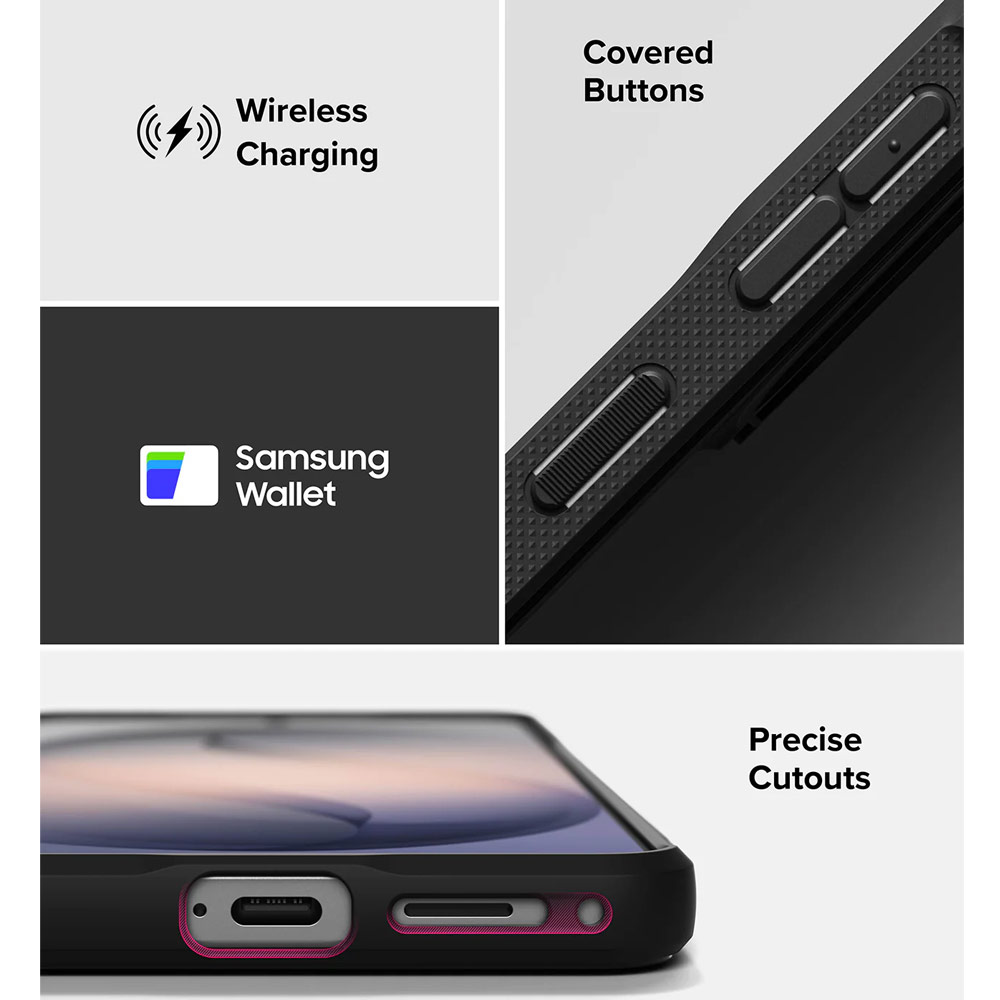 Picture of Samsung Galaxy S26 Plus Case | Ringke Onyx Slim TPU Protection Case for Samsung Galaxy S26 Plus (Black)