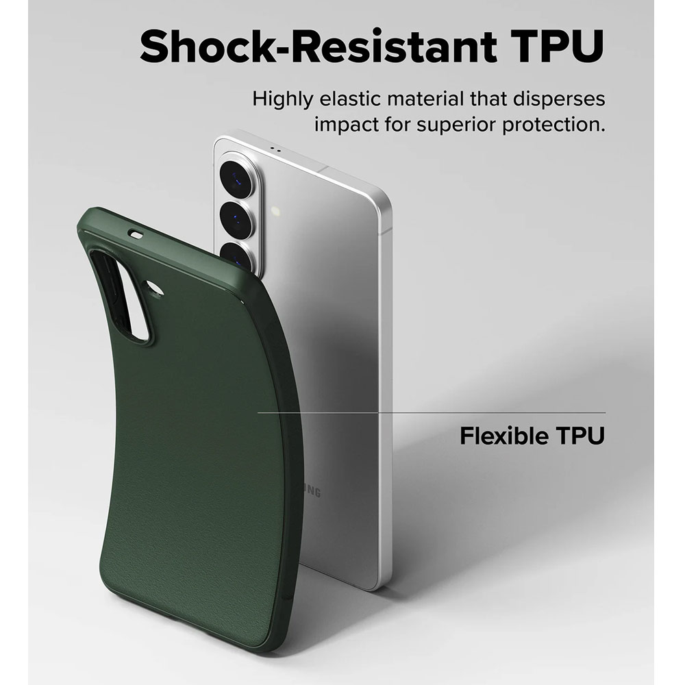 Picture of Samsung Galaxy S26 Plus Case | Ringke Onyx Slim TPU Protection Case for Samsung Galaxy S26 Plus (Dark Green)