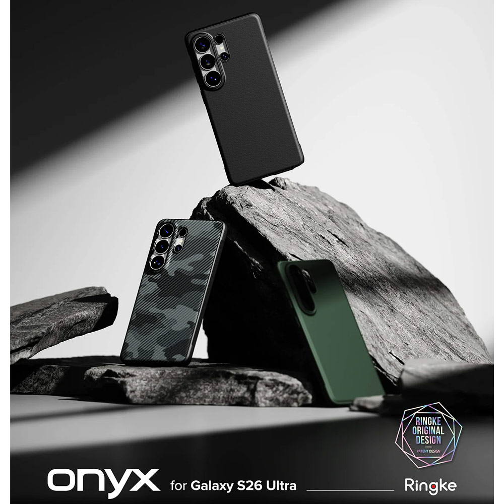 Picture of Samsung Galaxy S26 Ultra Case | Ringke Onyx Slim TPU Protection Case for Samsung Galaxy S26 Ultra (Black)