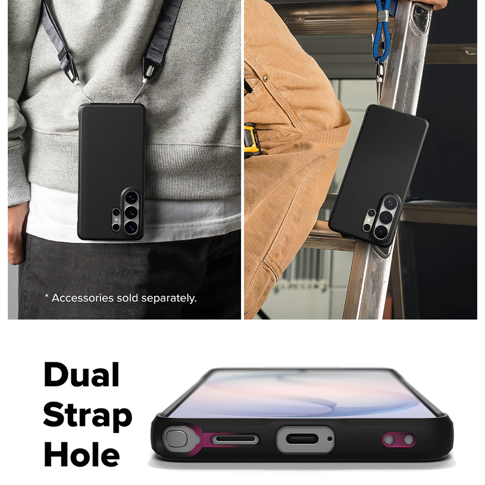 Picture of Samsung Galaxy S26 Ultra Case | Ringke Onyx Slim TPU Protection Case for Samsung Galaxy S26 Ultra (Black)