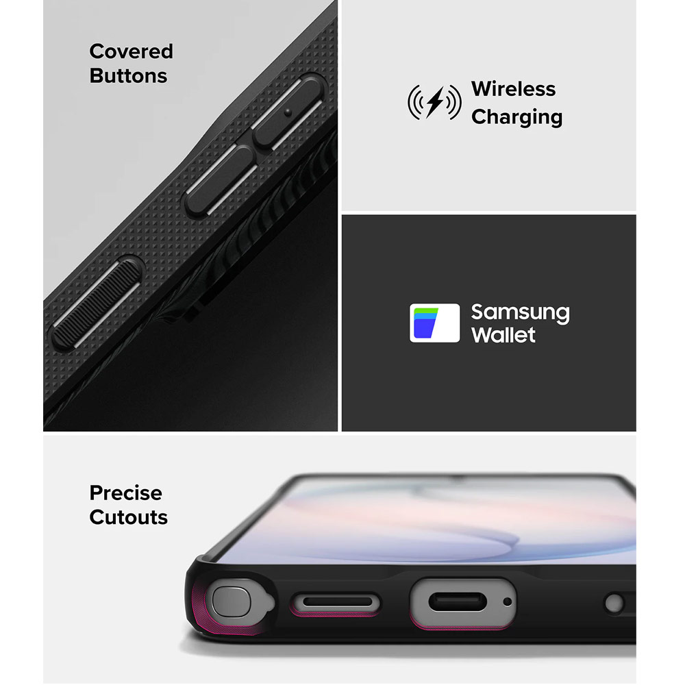 Picture of Samsung Galaxy S26 Ultra Case | Ringke Onyx Slim TPU Protection Case for Samsung Galaxy S26 Ultra (Camo Black)