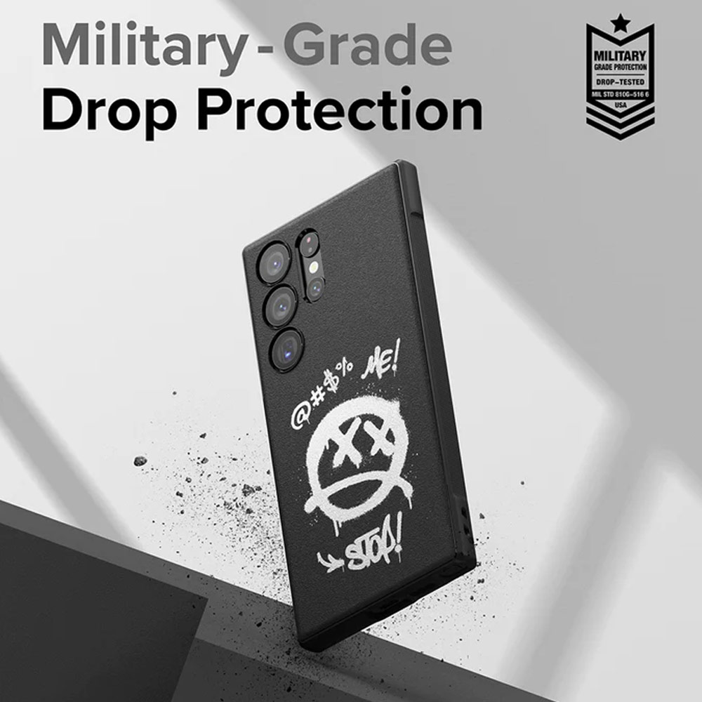 Picture of Samsung Galaxy S23 Ultra Case | Ringke Onyx Design Drop Protection Case for Samsung Galaxy S23 Ultra (Graffiti)