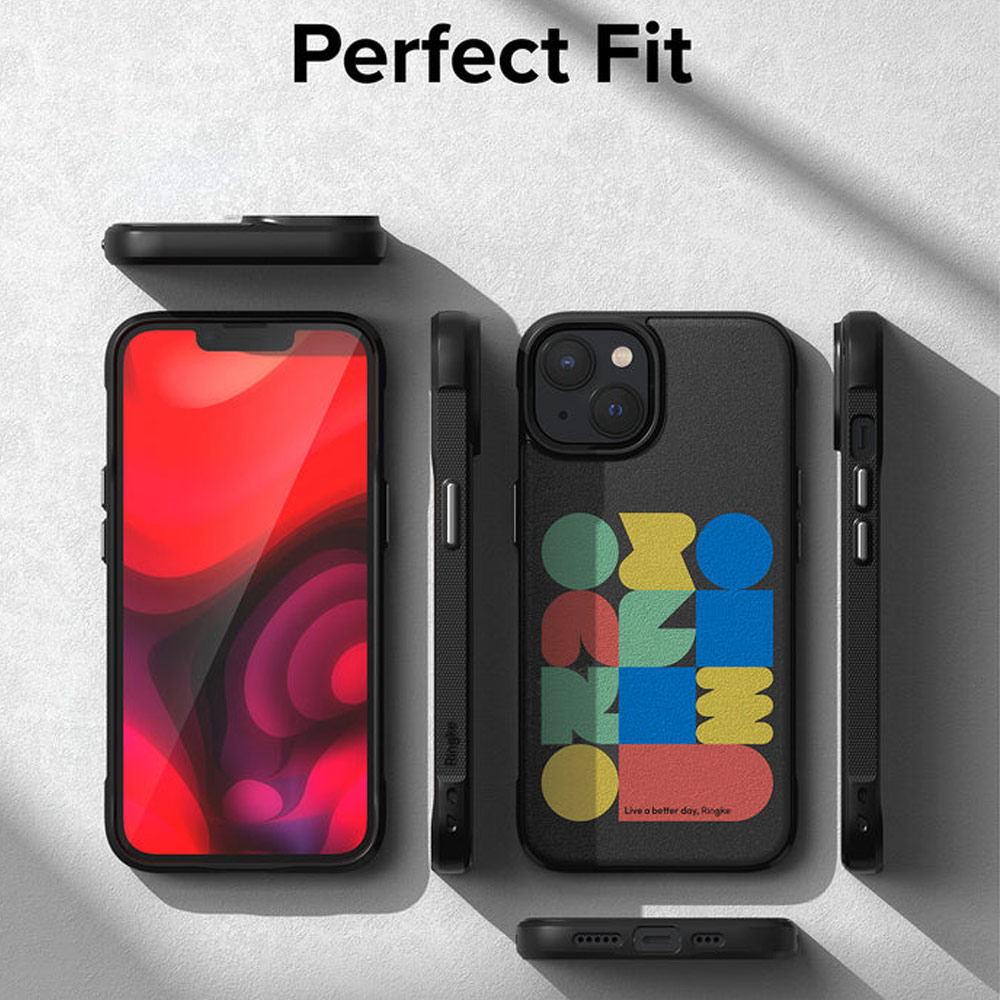 Picture of Apple iPhone 14 6.1 Case | Ringke Onyx Design Tough Heavy Duty Protection Case for Apple iPhone 14 6.1 (Block)