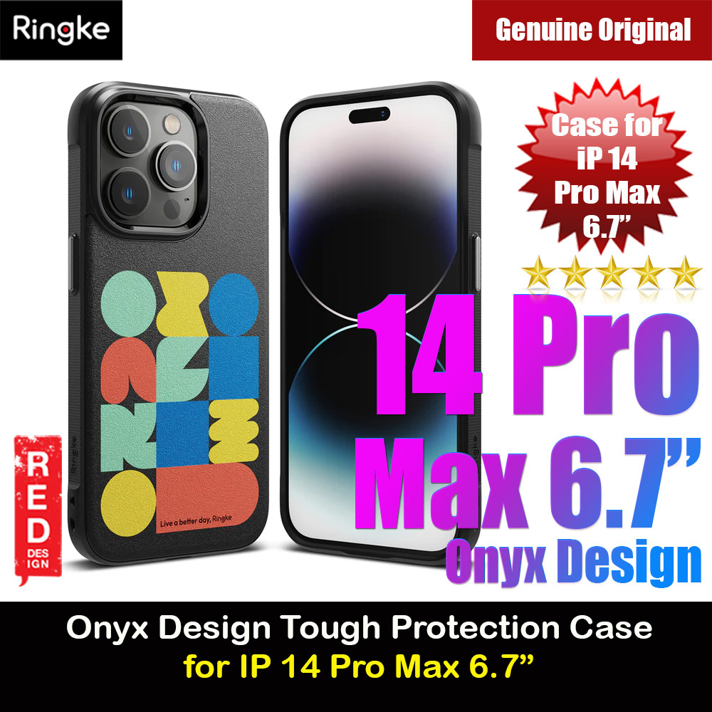 Picture of Ringke Onyx Design Tough Heavy Duty Protection Case for Apple iPhone 14 Pro Max 6.7 (Block) Apple iPhone 14 Pro Max 6.7- Apple iPhone 14 Pro Max 6.7 Cases, Apple iPhone 14 Pro Max 6.7 Covers, iPad Cases and a wide selection of Apple iPhone 14 Pro Max 6.7 Accessories in Malaysia, Sabah, Sarawak and Singapore 
