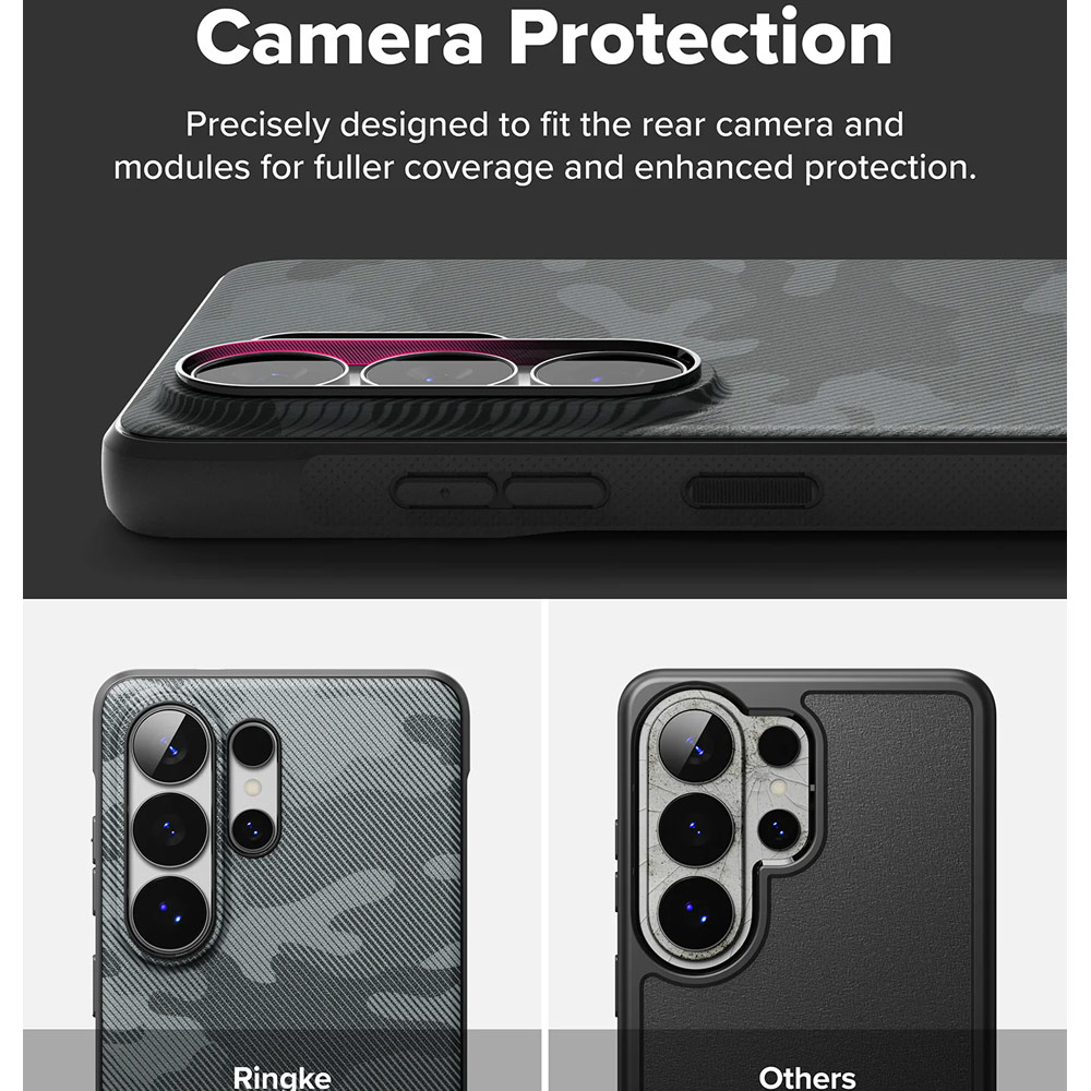 Picture of Samsung Galaxy S26 Ultra Case | Ringke Onyx Magnetic Slim TPU Protection Case for Samsung Galaxy S26 Ultra (Camo Black)