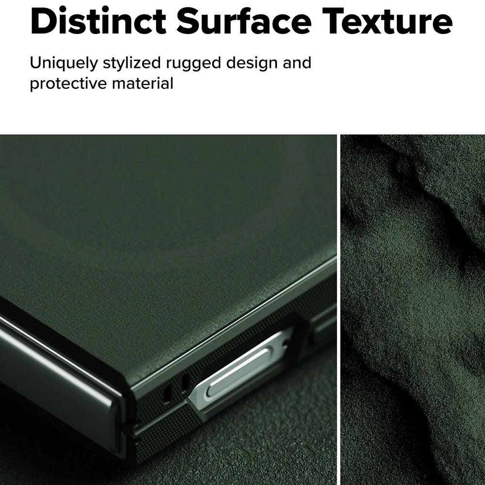Picture of Samsung Galaxy Z Flip 7 Case | Ringke Onyx Magnetic Heavy Duty Case for Samsung Galaxy Z Flip 7 (Dark Green)
