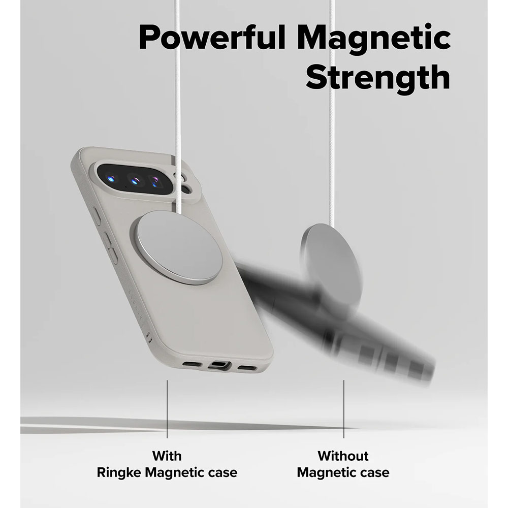 Picture of Google Pixel 10 Pro XL Case | Ringke Onyx Magnetic Slim TPU Protection Case for Google Pixel 10 Pro XL (Warm Gray)