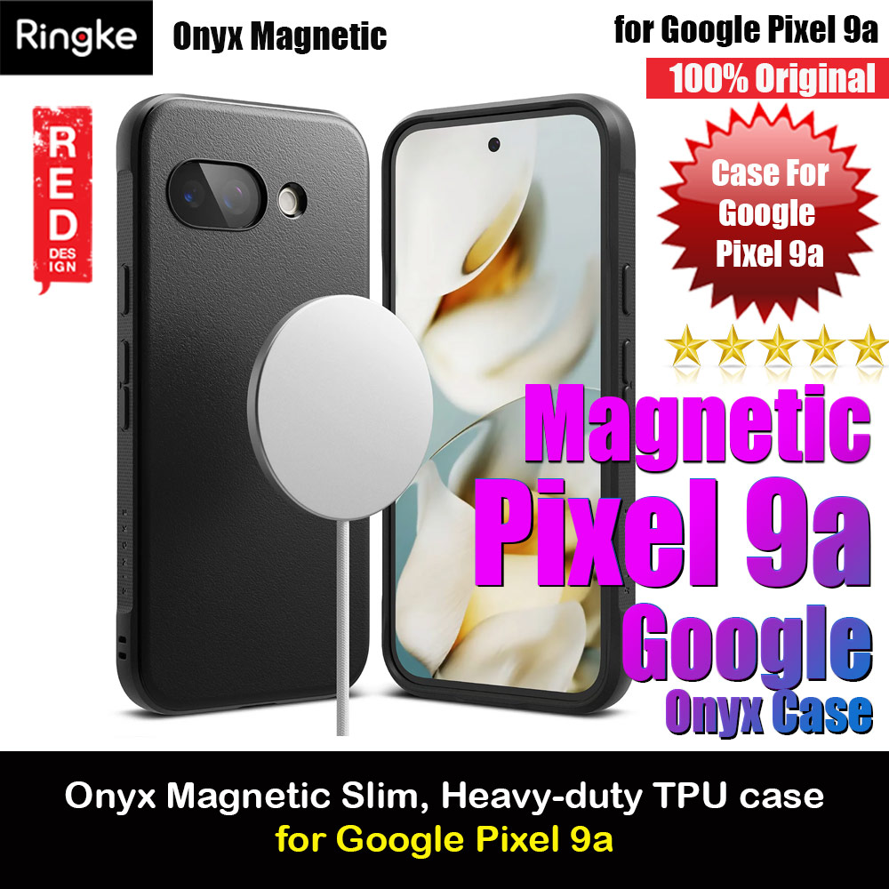 Picture of Ringke Onyx Magnetic  Slim Heavy Duty Drop Protection Case for Google Pixel 9a (Black) Google Pixel 9a- Google Pixel 9a Cases, Google Pixel 9a Covers, iPad Cases and a wide selection of Google Pixel 9a Accessories in Malaysia, Sabah, Sarawak and Singapore 