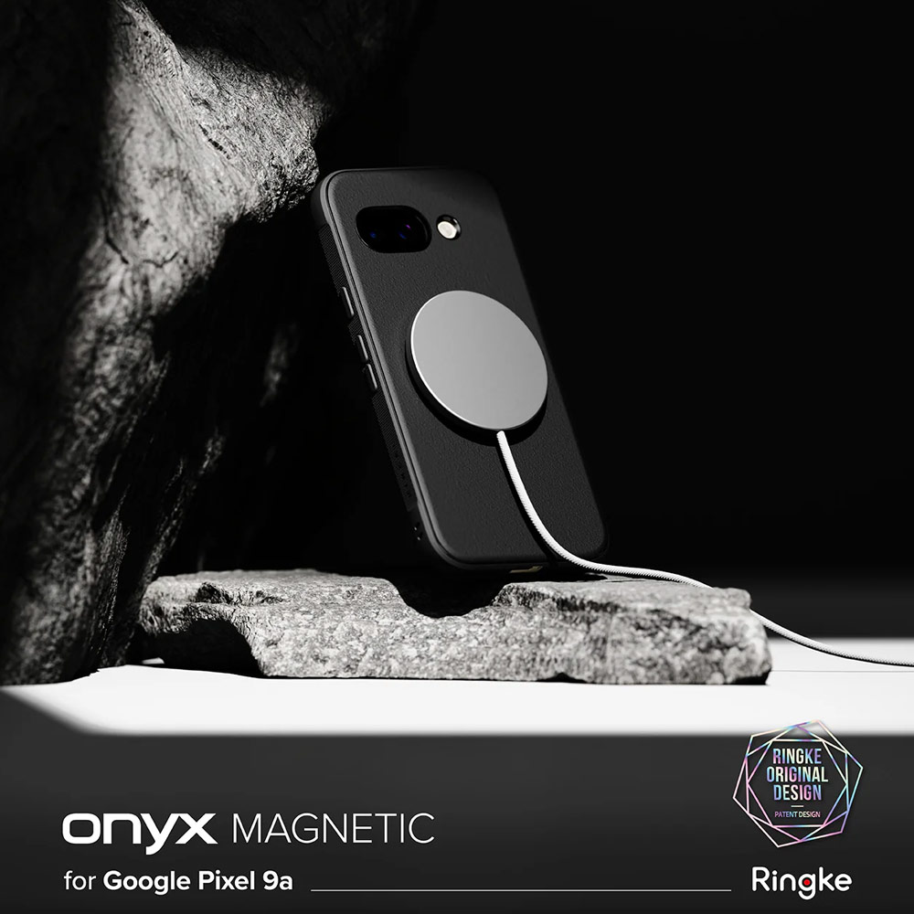Picture of Google Pixel 9a Case | Ringke Onyx Magnetic  Slim Heavy Duty Drop Protection Case for Google Pixel 9a (Black)