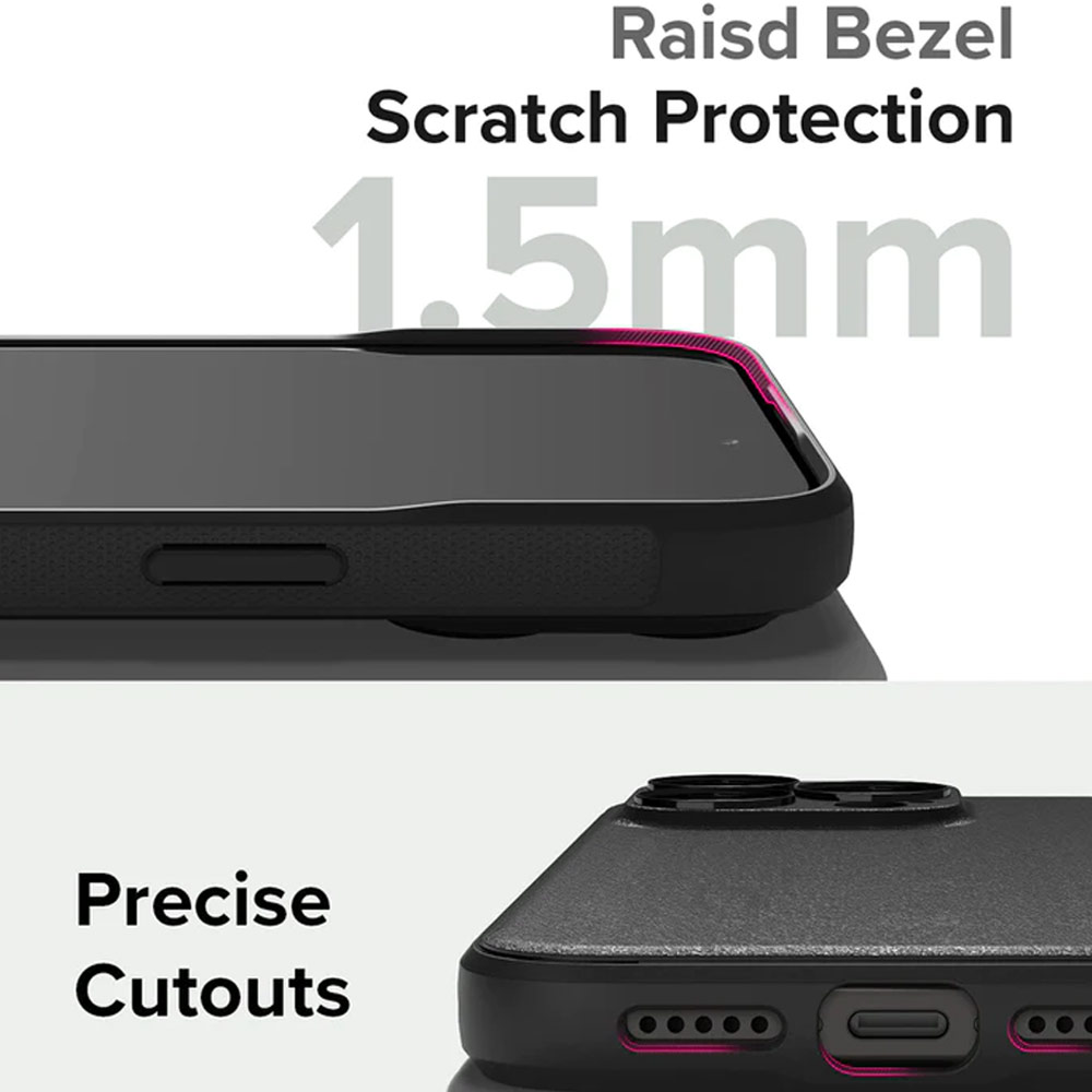 Picture of Apple iPhone 15 Pro Max 6.7 Case | Ringke Onyx Magnetic Tough Heavy Duty Slim Light Drop Protection Case for iPhone 15 Pro Max 6.7 (Black)