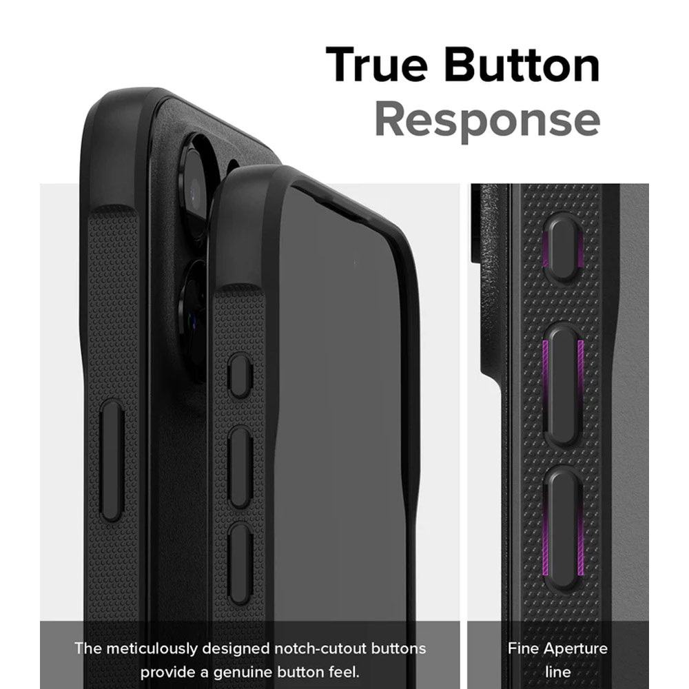 Picture of Apple iPhone 15 Pro Max 6.7 Case | Ringke Onyx Magnetic Tough Heavy Duty Slim Light Drop Protection Case for iPhone 15 Pro Max 6.7 (Black)