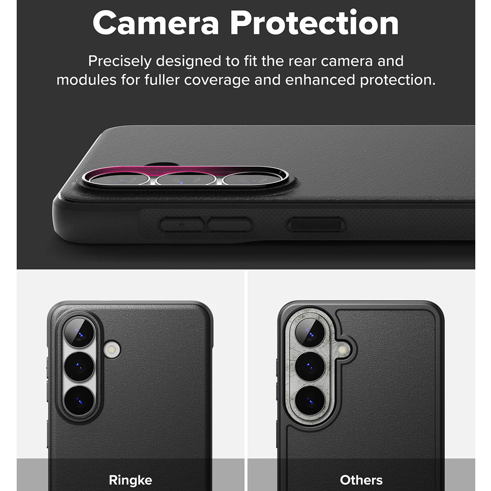 Picture of Samsung Galaxy S26 Case | Ringke Onyx Magnetic Slim TPU Protection Case for Samsung Galaxy S26 (Black)