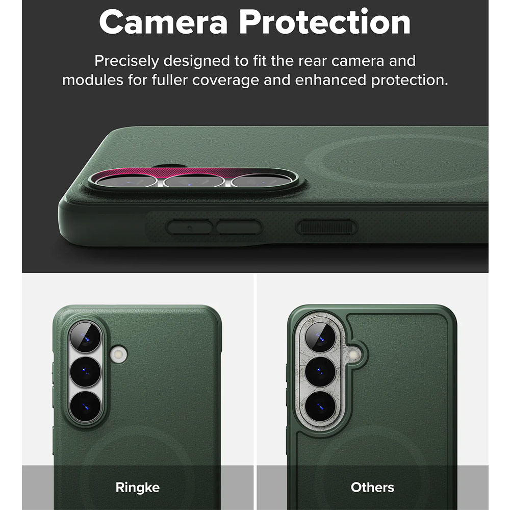 Picture of Samsung Galaxy S26 Plus Case | Ringke Onyx Magnetic Slim TPU Protection Case for Samsung Galaxy S26 Plus (Dark Green)