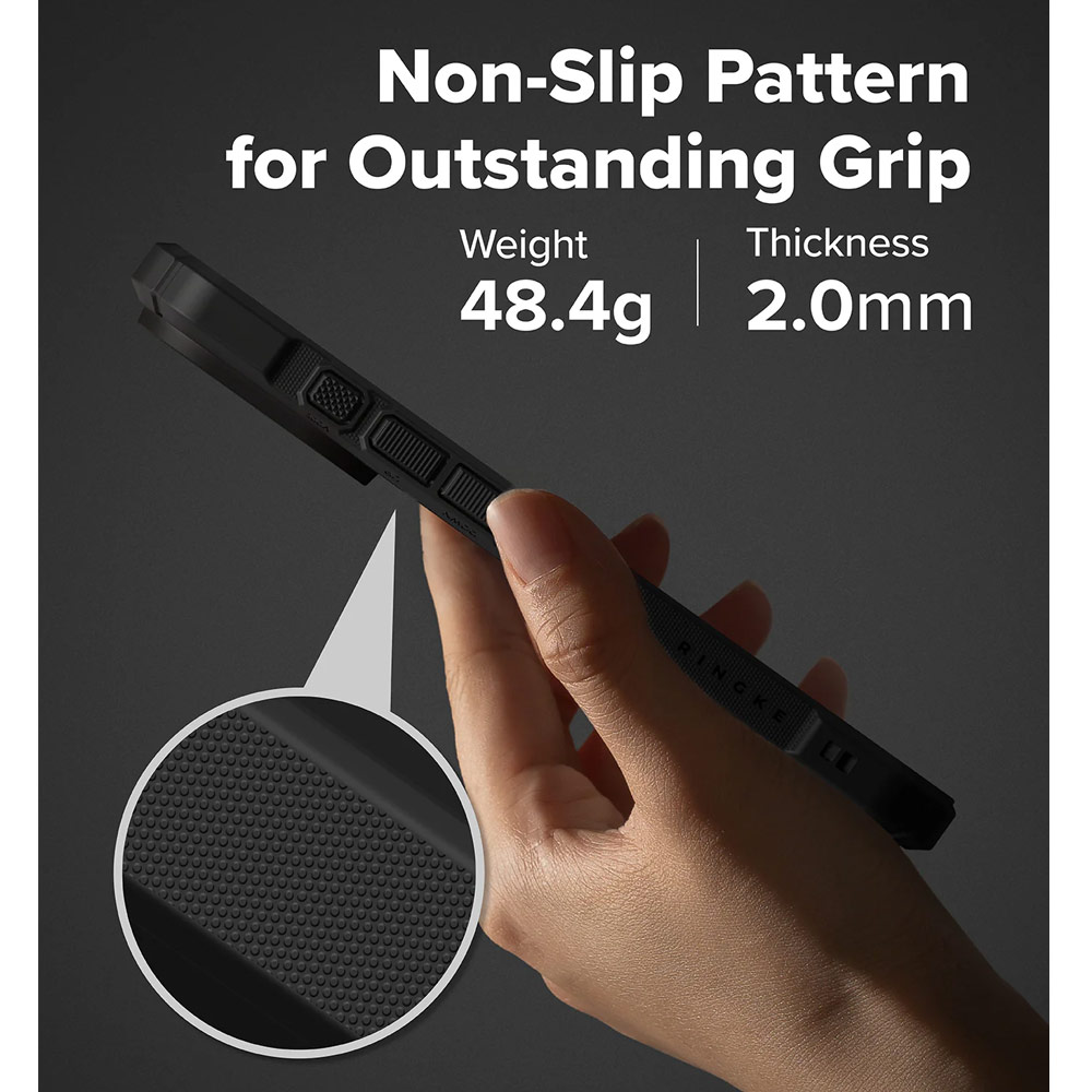 Picture of Apple iPhone 17 Pro 6.3 Case | Ringke Rugged Gear Magnetic Compatible Drop Protection Case for iPhone 17 Pro 6.3 (Black)